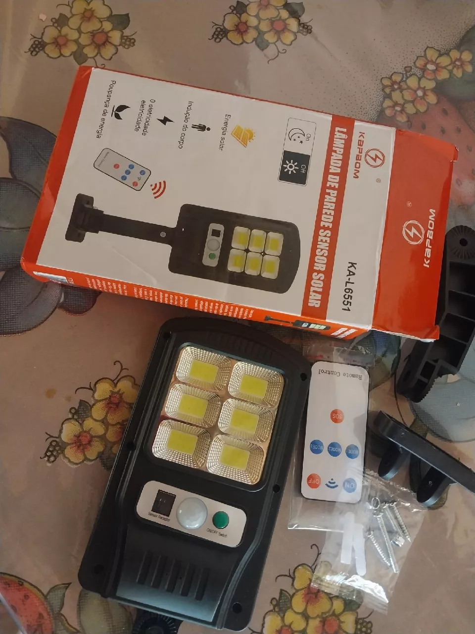 Refletor Solar LED Sensor Movimento Externo 160 LEDs Prova D’Água IZESECURE LIGHT photo review