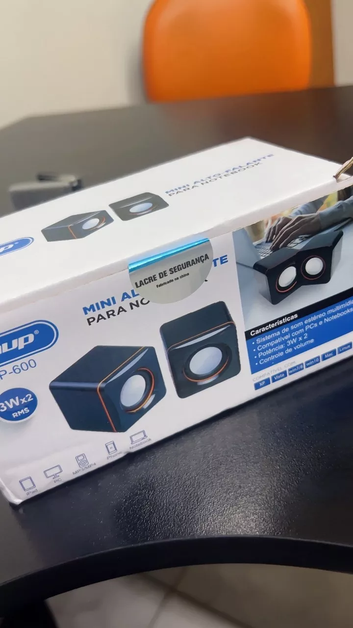 Caixa de Som Mini USB Estéreo 6W P2 Para PC e Notebook IZELOUD BOX photo review