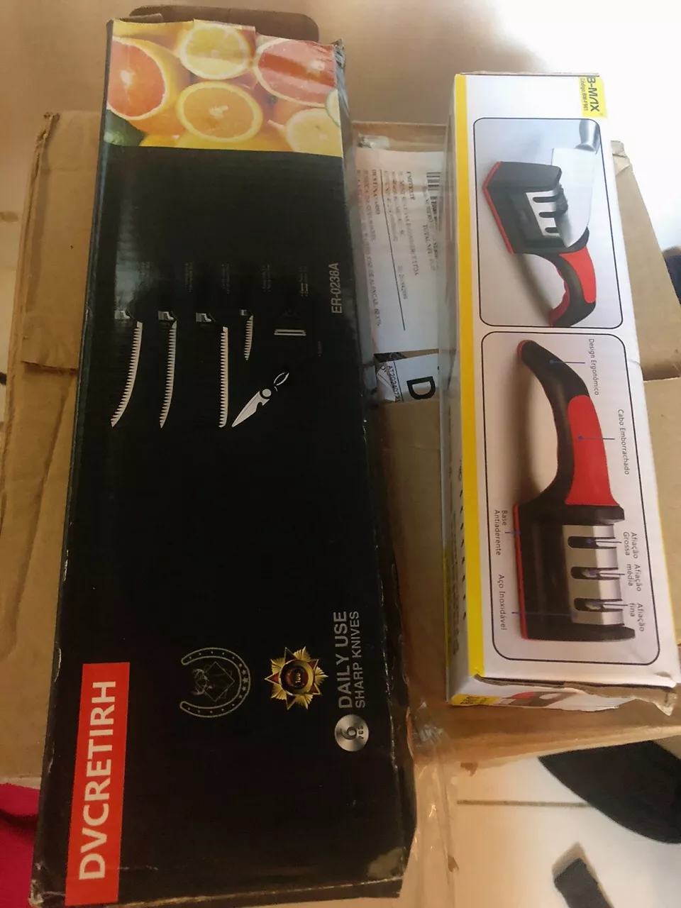 Afiador de Facas 3 Estágios Base Emborrachada Cabo Anatômico IZESHARP PRO photo review