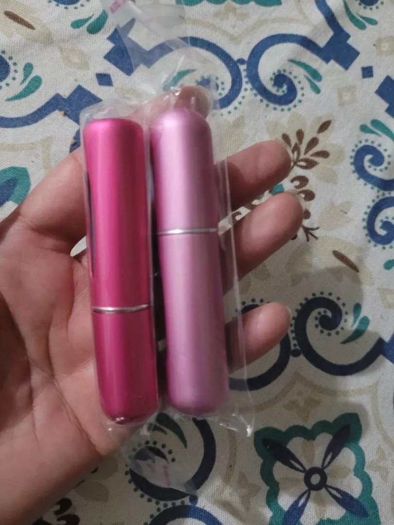 Kit Porta Perfume Recarregável 5ml Visor Portátil Antivazamento IZEFRAGRANCE POCKET photo review