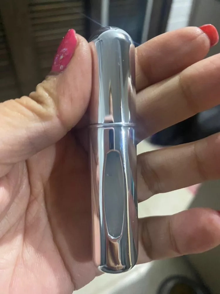 Kit Porta Perfume Recarregável 5ml Visor Portátil Antivazamento IZEFRAGRANCE POCKET photo review