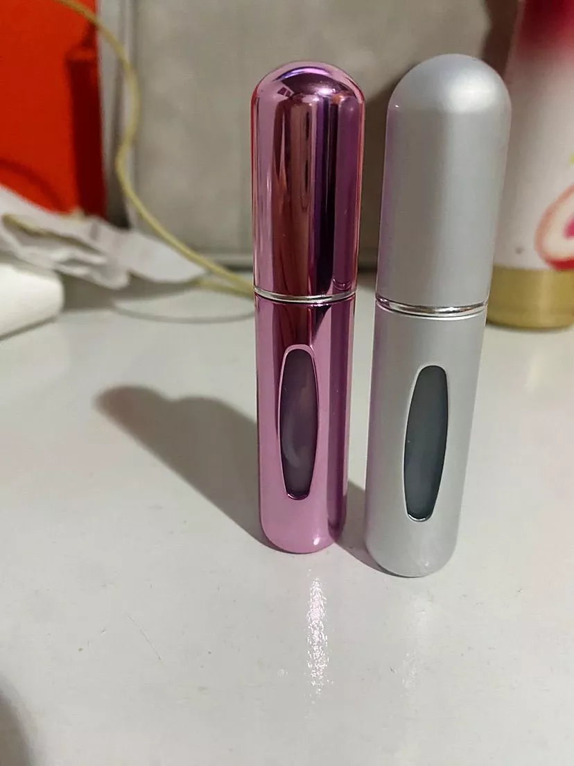 Kit Porta Perfume Recarregável 5ml Visor Portátil Antivazamento IZEFRAGRANCE POCKET photo review