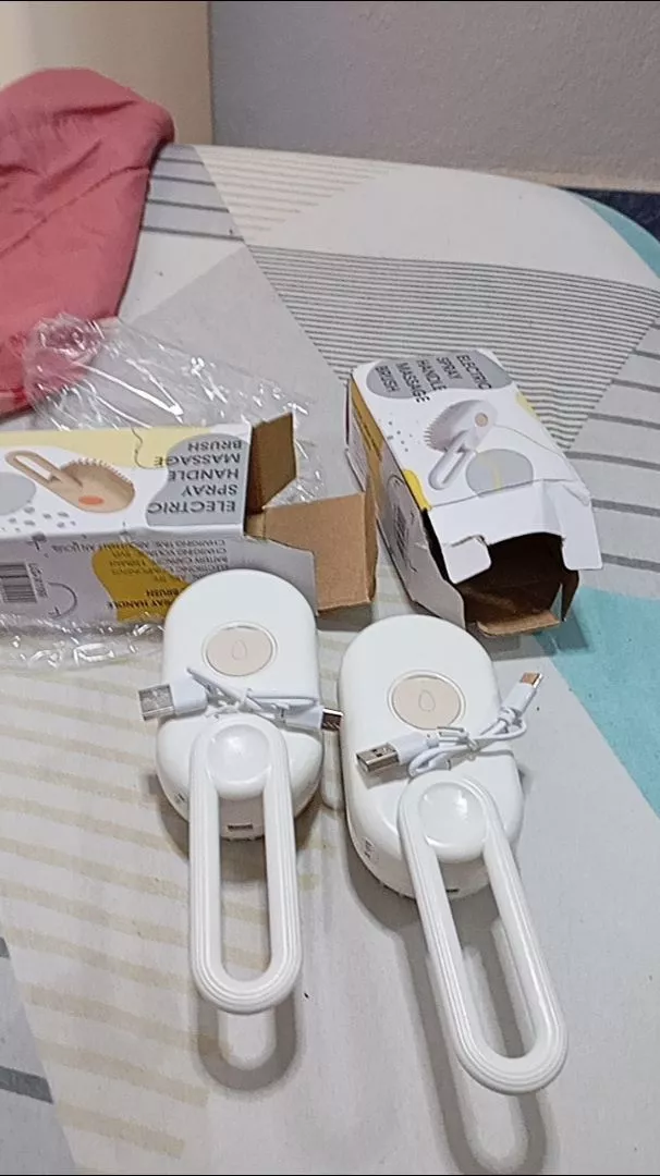 Escova Elétrica A Vapor 3 em 1 Para Gatos e Cães, Massagem, Remoção de Pelos, Recarregável - IZECARE STEAM PET photo review