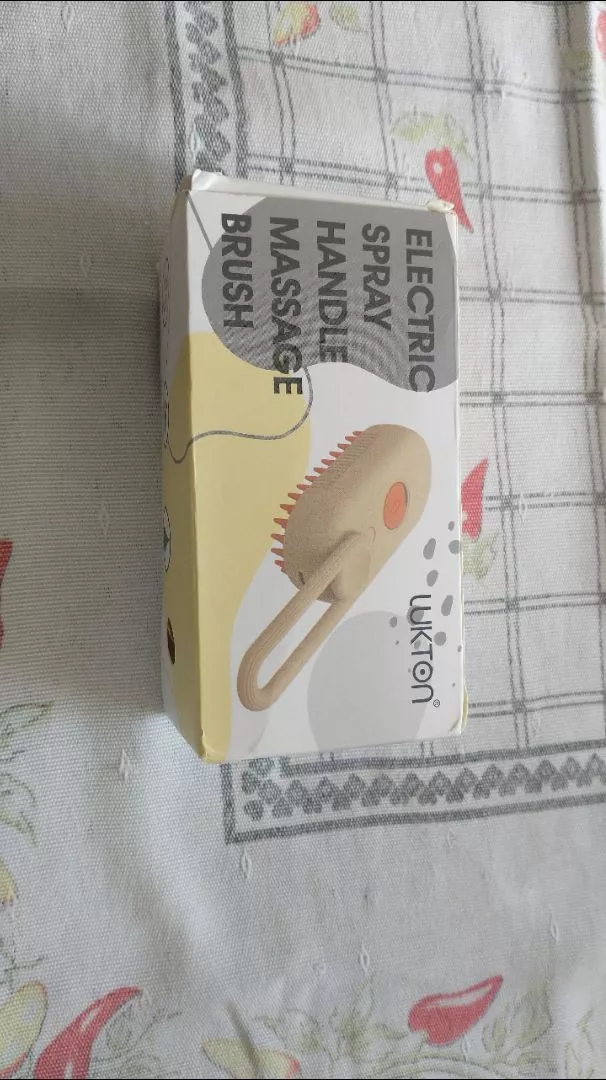 Escova Elétrica A Vapor 3 em 1 Para Gatos e Cães, Massagem, Remoção de Pelos, Recarregável - IZECARE STEAM PET photo review