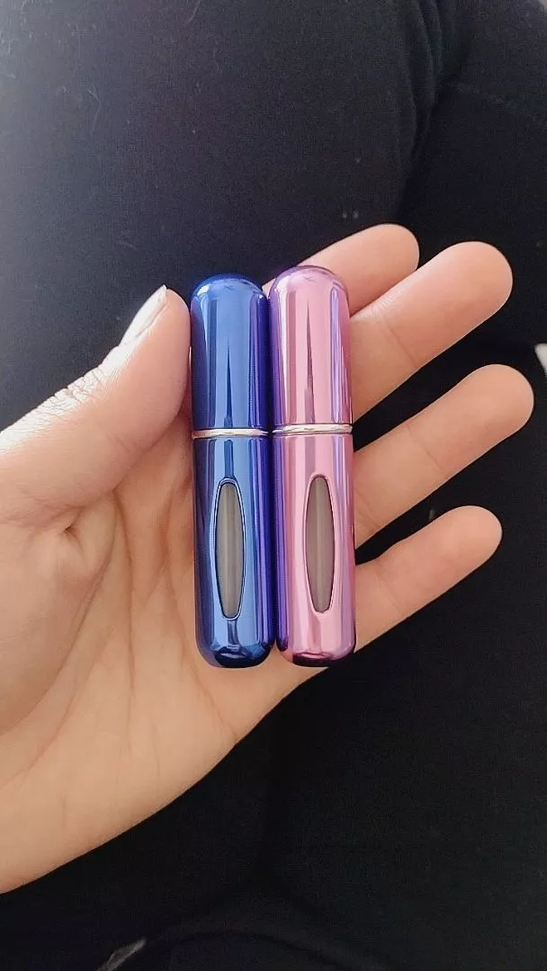 Kit Porta Perfume Recarregável 5ml Visor Portátil Antivazamento IZEFRAGRANCE POCKET photo review