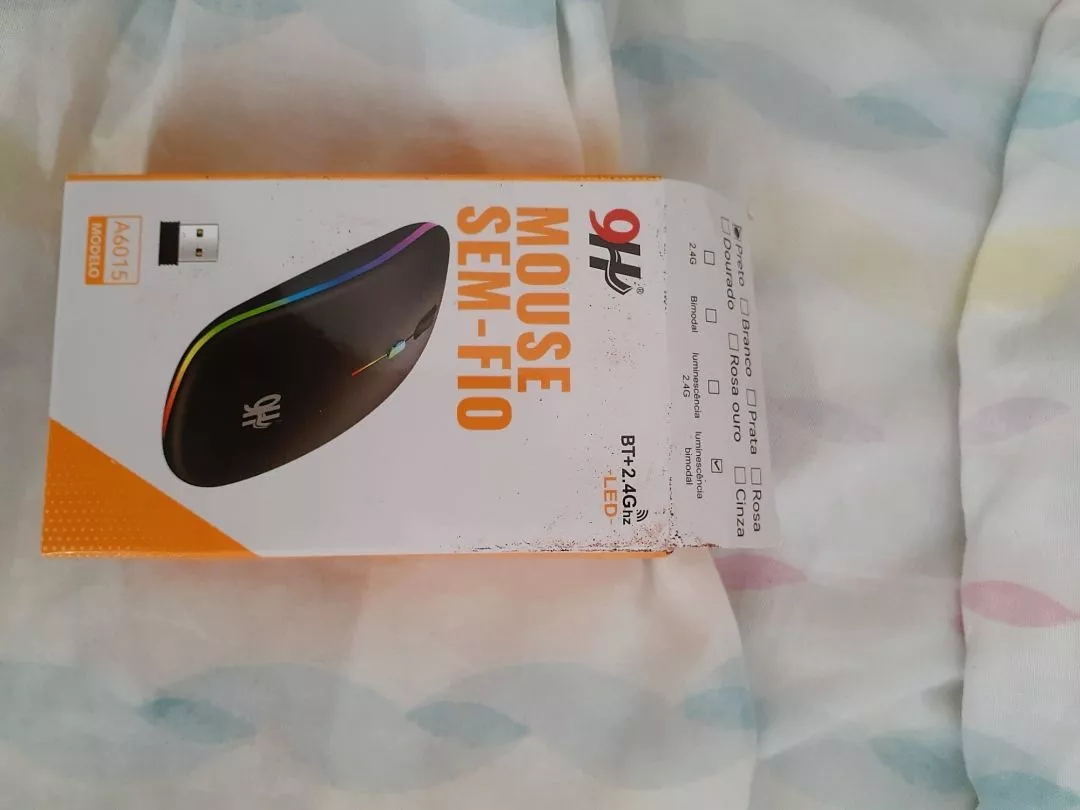 Mouse Sem Fio Recarregável RGB Bluetooth Silencioso IZECLIC PRO photo review