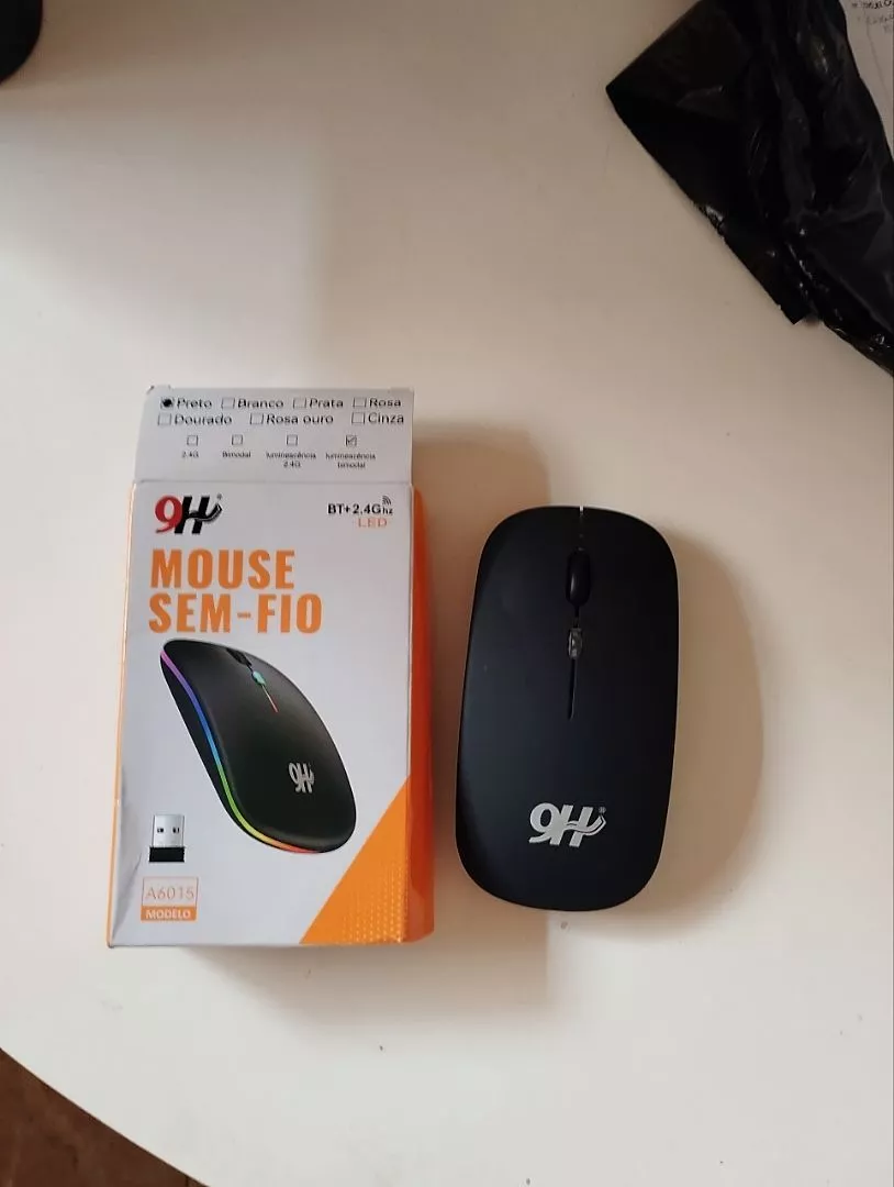 Mouse Sem Fio Recarregável RGB Bluetooth Silencioso IZECLIC PRO photo review