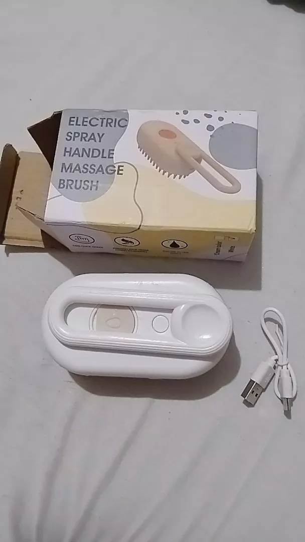 Escova Elétrica para Gatos e Cães 3 em 1 Recarregável Massagem Remoção de Pelos IZEPET RELAX PRO photo review
