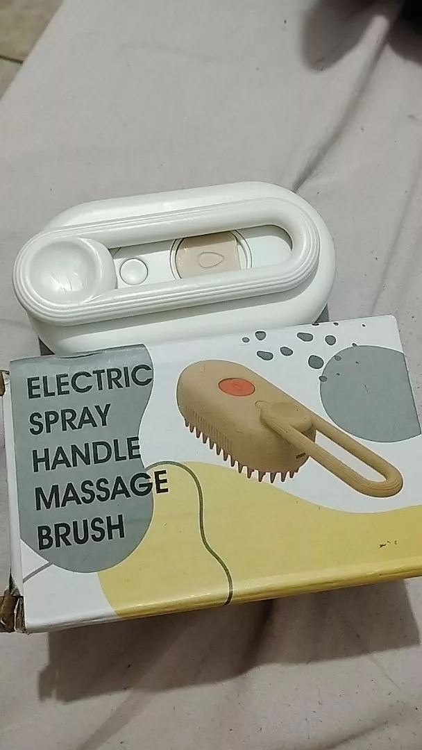 Escova Elétrica para Gatos e Cães 3 em 1 Recarregável Massagem Remoção de Pelos IZEPET RELAX PRO photo review