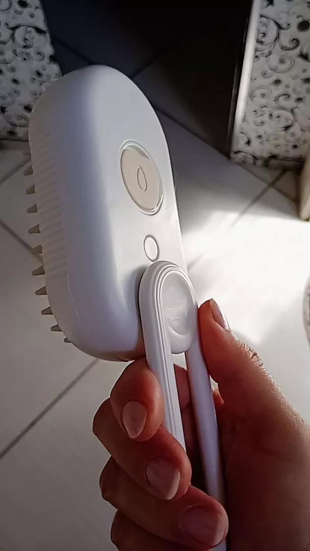 Escova Elétrica para Gatos e Cães 3 em 1 Recarregável Massagem Remoção de Pelos IZEPET RELAX PRO photo review