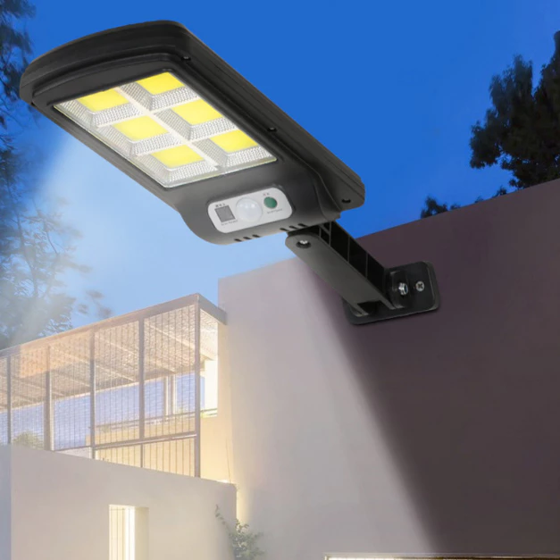 Refletor Solar LED Sensor Movimento Externo 160 LEDs Prova D’Água IZESECURE LIGHT IZESHOP Refletor