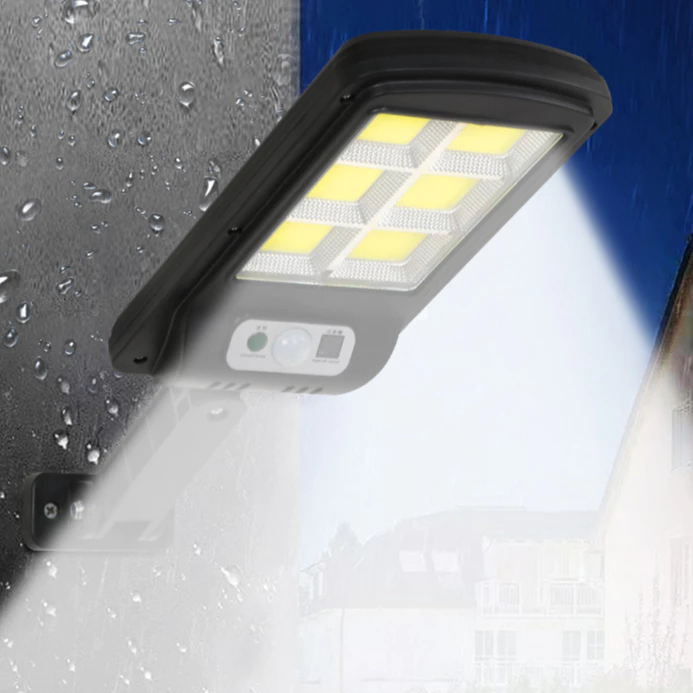 Refletor Solar LED Sensor Movimento Externo 160 LEDs Prova D’Água IZESECURE LIGHT IZESHOP Refletor
