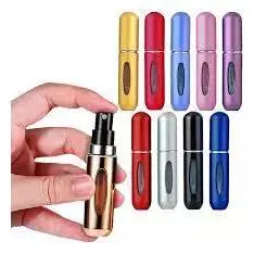 Kit Porta Perfume Recarregável 5ml Visor Portátil Antivazamento IZEFRAGRANCE POCKET