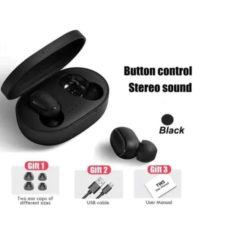 Fone de Ouvido Sem Fio Bluetooth 5.0 A6S Xiaomi Som Premium Bateria Longa Duração IZE SOUND PRO
