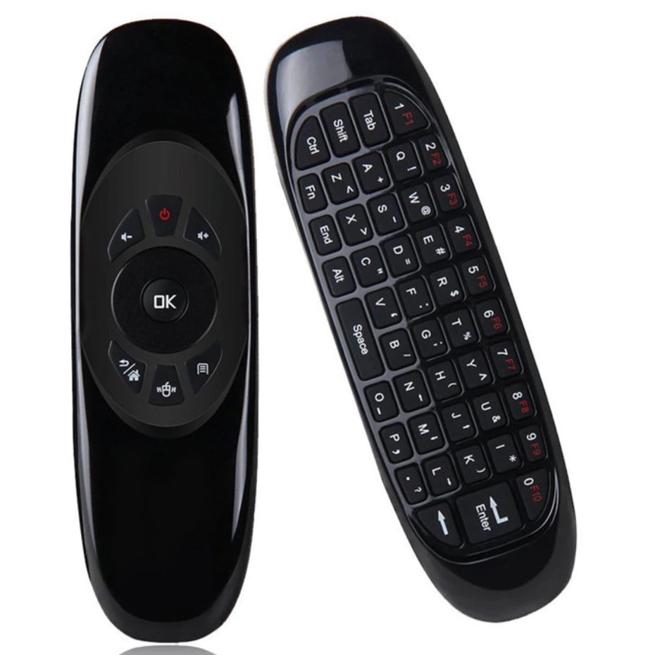 Controle Air Mouse Teclado 2.4G Wireless com LED RGB Giroscópio Universal IZEWAVE PRO IZESHOP Controle