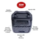 Caixa de Som Bluetooth 5.0 10W RGB Bateria Longa Duração IZEBOOST SOUND