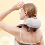 Massageador de Pescoço Sem Fio, Compressão Quente, Alívio Muscular Profundo IZEDEEP RELAX