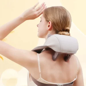 Massageador de Pescoço Sem Fio, Compressão Quente, Alívio Muscular Profundo IZEDEEP RELAX