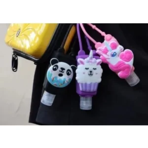 Porta Álcool em Gel Colorido de Borracha Portátil Bolsa Pequeno IZECARE FLEX