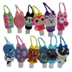 Porta Álcool em Gel Colorido de Borracha Portátil Bolsa Pequeno IZECARE FLEX