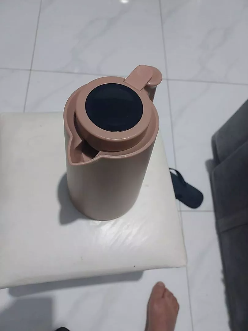 Garrafa Térmica 1L Termômetro LED Madeira Café Chás IZEHOT ELITE photo review