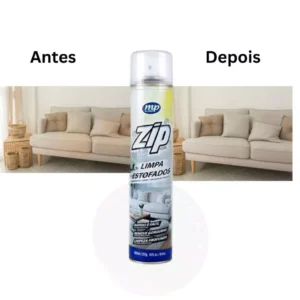 Espuma para Limpeza de Estofados Multiuso, Remoção Profunda, Cheiro Refrescante ZIP CLEAN IZEDEEP FRESH