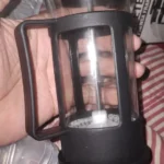 Cafeteira Francesa 350ml Vidro Preta Preparo Cappuccino IZEFOAM PRO photo review