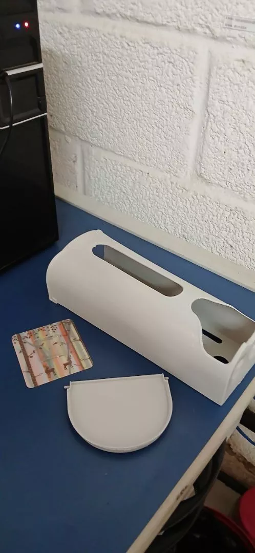 Suporte Multiuso para Sacolas Plásticas, Fixação Adesiva, Compacto para Cozinha e Banheiro IZECLEAN FIT photo review