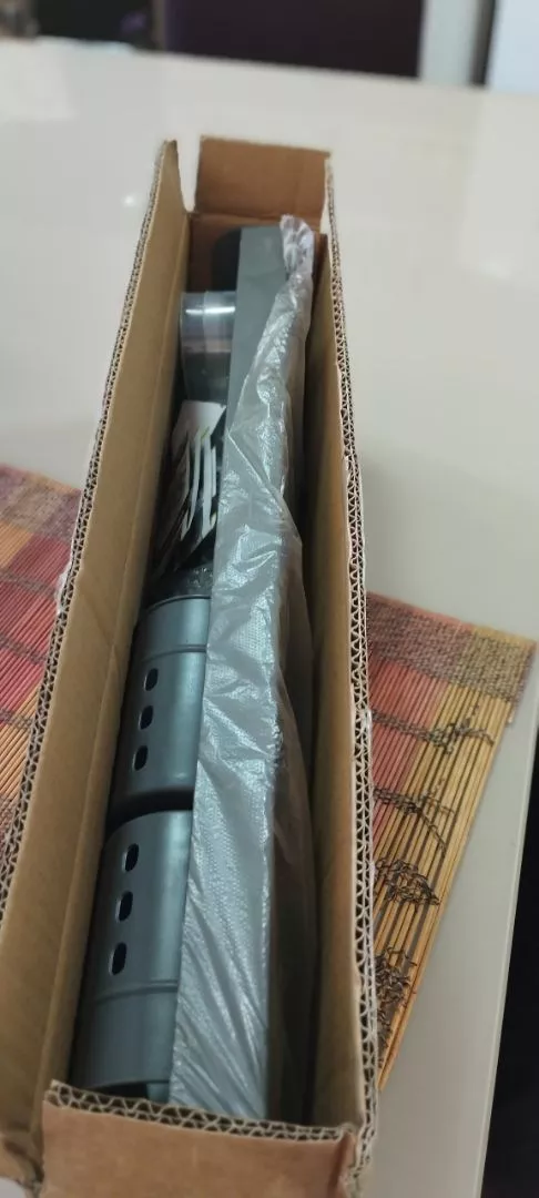 Prateleira Organizadora Multiuso Alumínio Preta 60cm com Suporte para Facas e Utensílios IZEORGANIZE PRO photo review