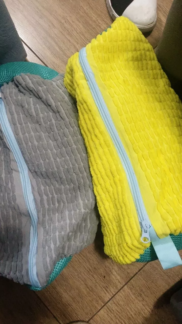 Kit Saco de Lavagem para Sapatos Máquina de Lavar Antiemaranhamento Poliéster IZECARE SHIELD photo review