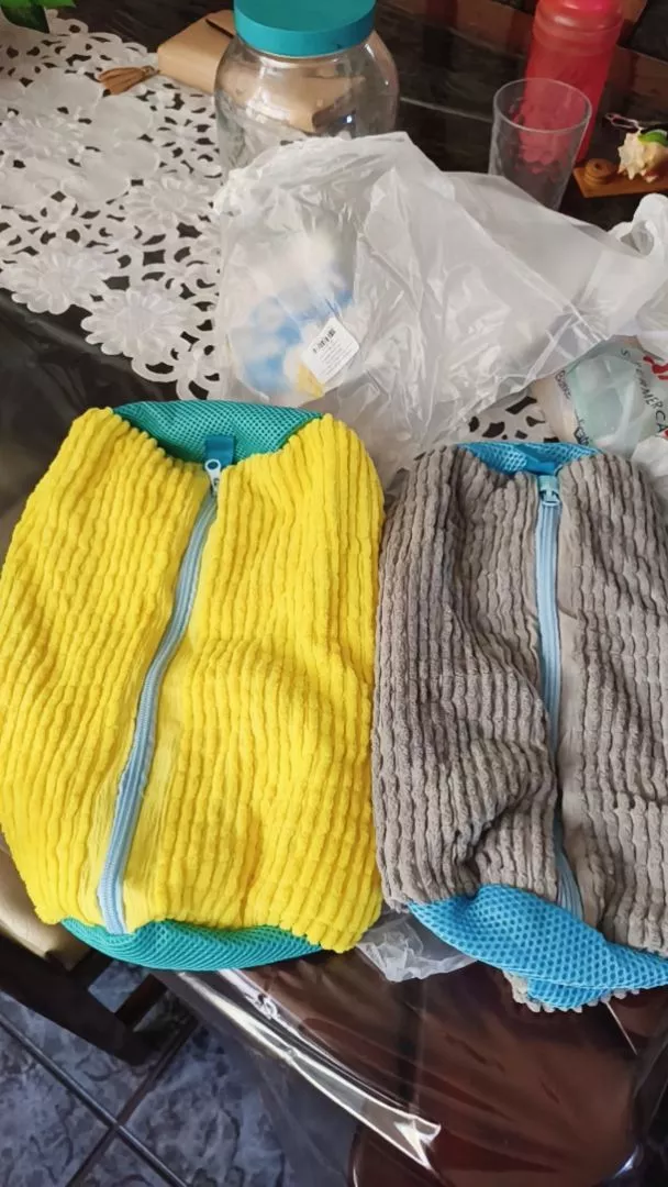 Kit Saco de Lavagem para Sapatos Máquina de Lavar Antiemaranhamento Poliéster IZECARE SHIELD photo review