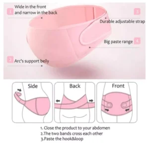 Cinta Faixa Gestante Alívio Lombar, Conforto Espuma e Ajuste Ergonômico IZECARE MOTHER