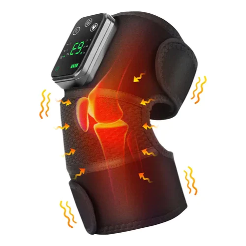 Massageador Elétrico para Joelho e Ombro com Aquecimento, Display Digital e Controle de Temperatura IZEHEAT PRO