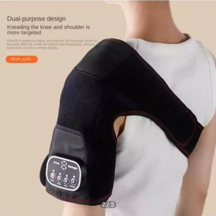 Massageador Elétrico para Joelho e Ombro com Aquecimento, Display Digital e Controle de Temperatura IZEHEAT PRO