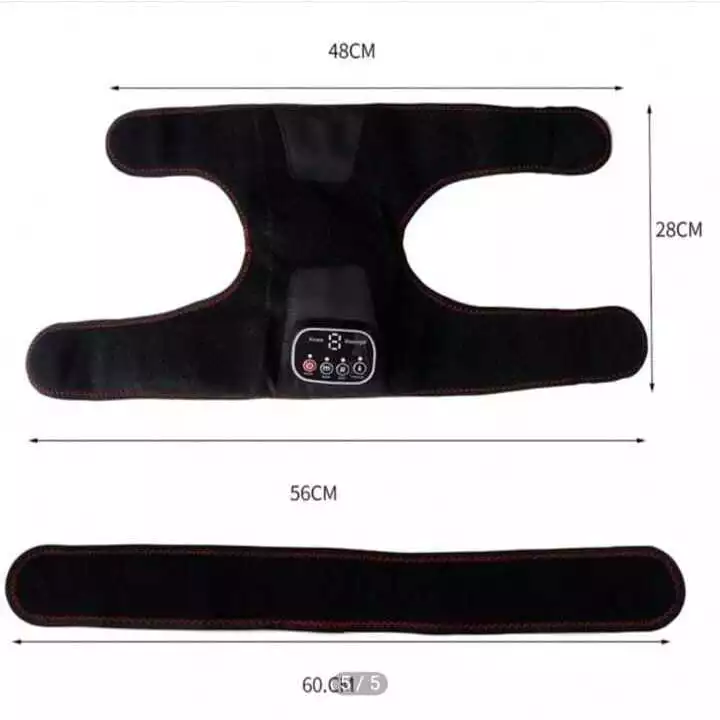 Massageador Elétrico para Joelho e Ombro com Aquecimento, Display Digital e Controle de Temperatura IZEHEAT PRO