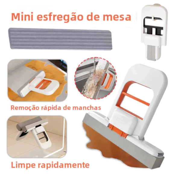 Mop de Mesa Dobrável Superabsorvente Compacto IZEQUICK CLEAN