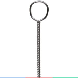 Escova para Canudos e Mamadeiras 2 Unidades Azul Aço Nylon 17cm Livre BPA IZEWASH PRO