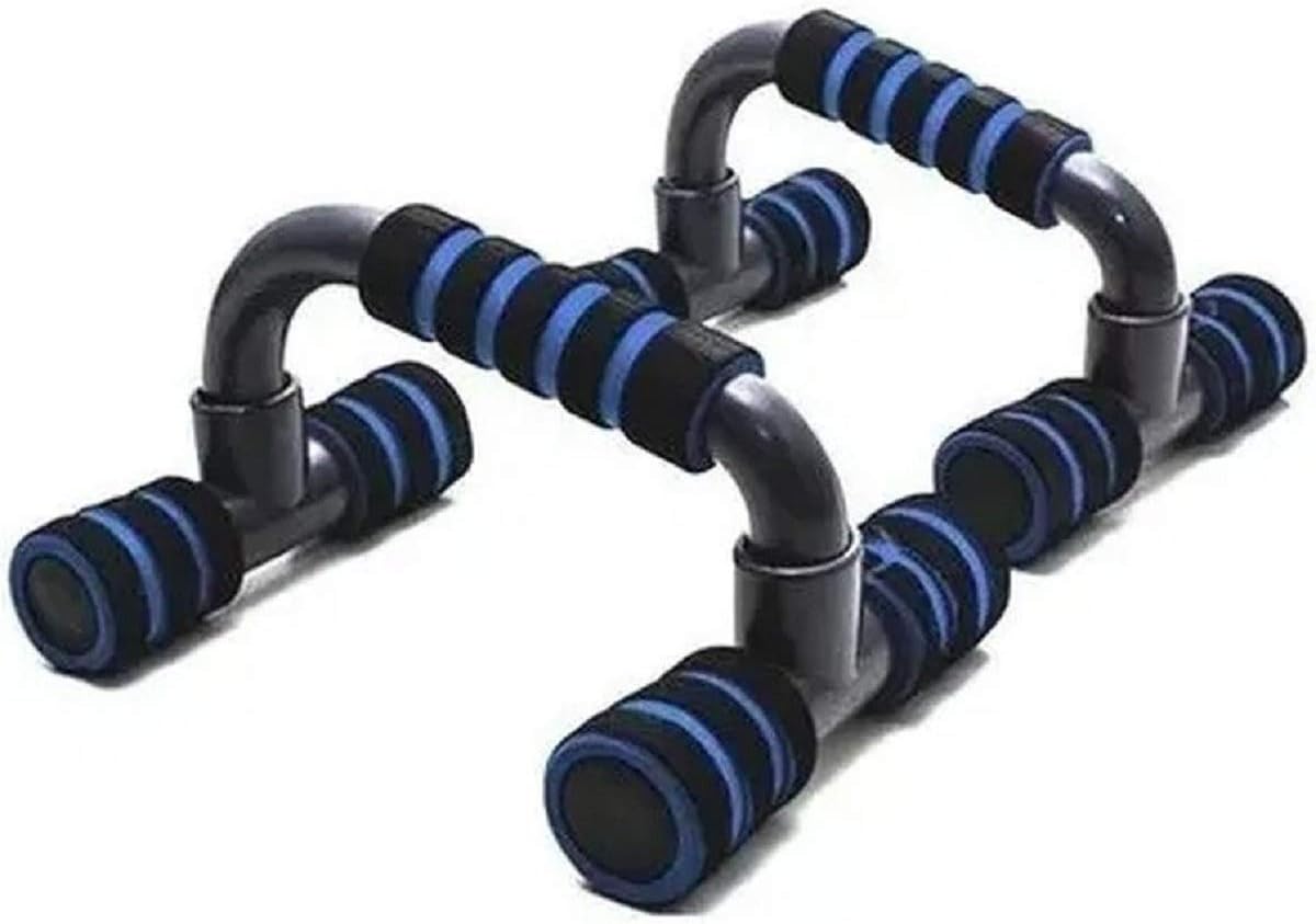 Suporte para Flexão de Braço Fixo Barras Paralelas Antiderrapante Treino em Casa IZEPOWER PRO