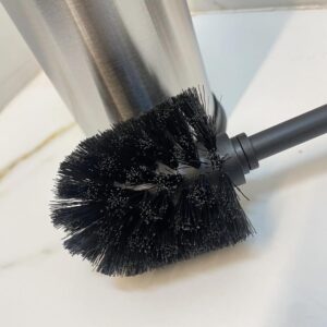 Kit 2 Escovas Sanitárias Inox com Suporte 4 Partes Cabo Longo Limpeza Premium IZEBRUSH PRO