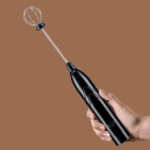 Mini Mixer Portátil USB Recarregável Inox Preto 3 Velocidades Premium IZEFOAM PRO Mini Mixer Portátil USB Recarregável Inox Preto 3 Velocidades Premium IZEFOAM PRO