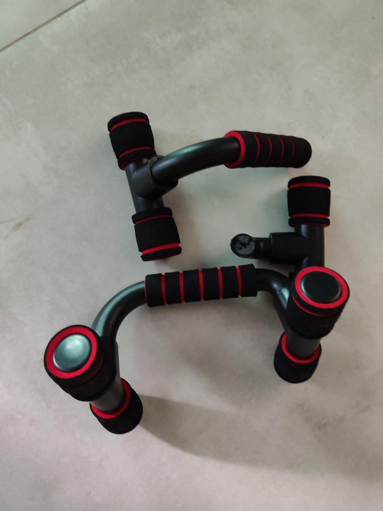 Suporte para Flexão de Braço Fixo Barras Paralelas Antiderrapante Treino em Casa IZEPOWER PRO photo review