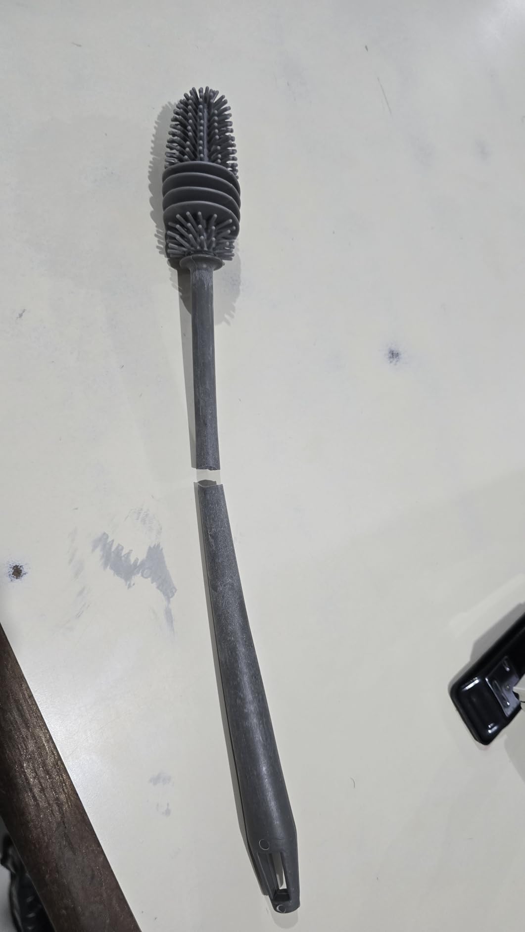 Escova de Silicone para Garrafas, Mamadeiras e Copos Cabo Longo Cinza Premium IZELEAN PRO photo review