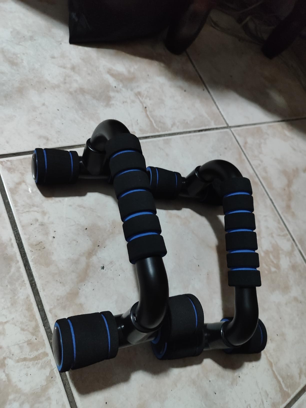Suporte para Flexão de Braço Fixo Barras Paralelas Antiderrapante Treino em Casa IZEPOWER PRO photo review