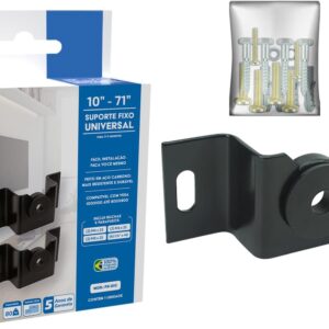 Suporte Fixo Universal TV 10 a 71 Polegadas Aço Carbono Trava Segura IZEWALL PRO