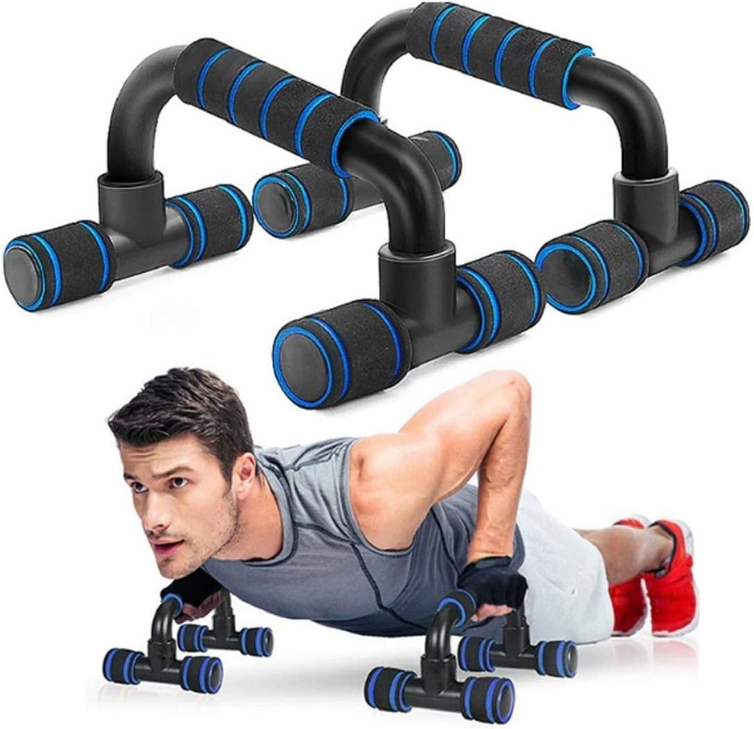 Suporte para Flexão de Braço Fixo Barras Paralelas Antiderrapante Treino em Casa IZEPOWER PRO