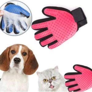 Luva Escova Tira Pelos Pet Cães Gatos Borracha Azul Preta Ajustável Massageadora IZECARE PRO Luva Escova Tira Pelos Pet Cães Gatos Borracha Azul Preta Ajustável Massageadora IZECARE PRO