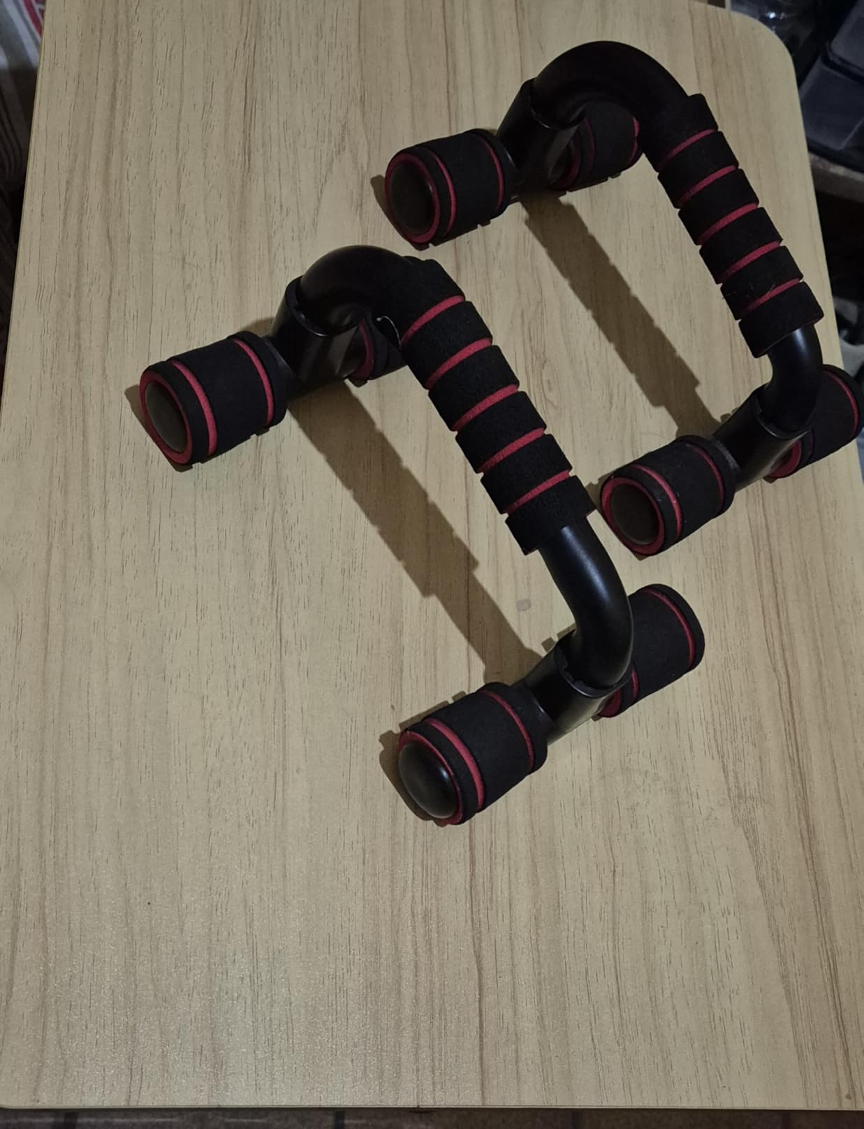 Suporte para Flexão de Braço Fixo Barras Paralelas Antiderrapante Treino em Casa IZEPOWER PRO photo review