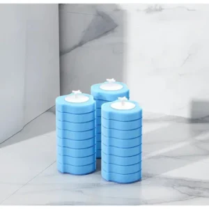 Escova Sanitária Descartável com Refil para Vaso e Parede Banheiro Limpeza Higiênica IZECLEAN PURE IZESHOP