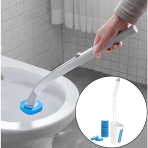 Escova Sanitária Descartável com Refil para Vaso e Parede Banheiro Limpeza Higiênica IZECLEAN PURE IZESHOP