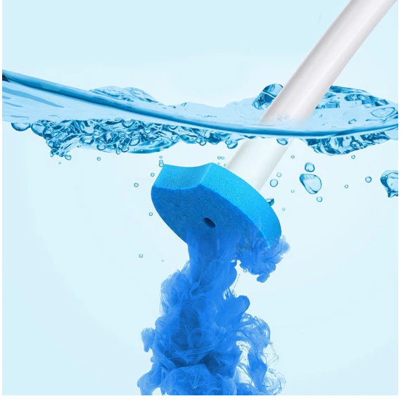 Escova Sanitária Descartável com Refil para Vaso e Parede Banheiro Limpeza Higiênica IZECLEAN PURE IZESHOP
